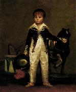 Francisco de goya y Lucientes Pepito Costa y Bonells oil painting artist